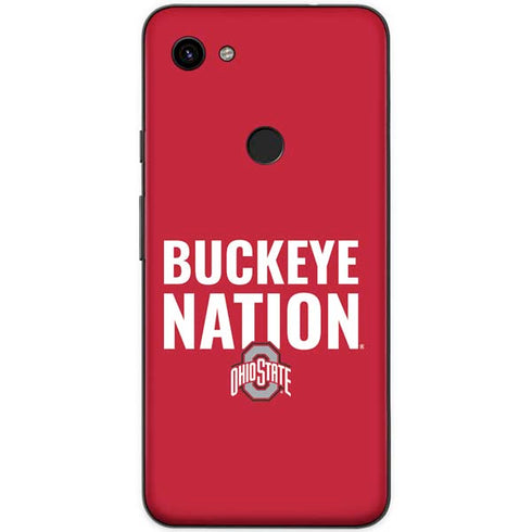 Ohio State University The Ohio State Buckeyes Google Pixel 3a Skin